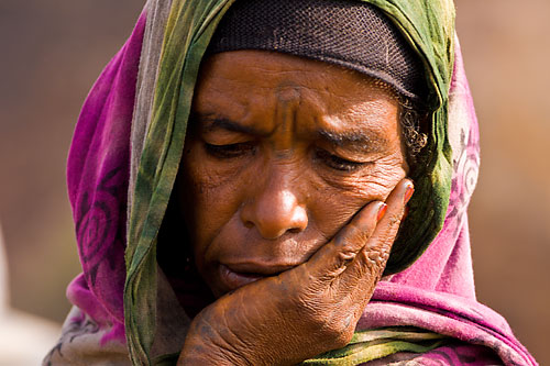 Seminomadin vom Stamme der Wollo-Oromo