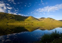 Morgenstimmung nahe Tourmakeady, Co. Mayo